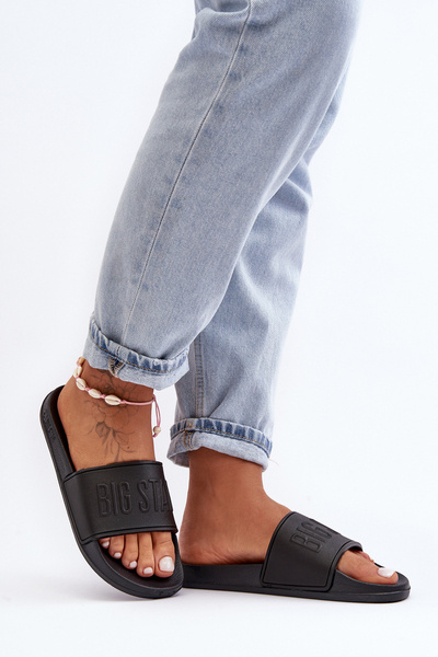 Papuci femei Big Star MM274715 Negru