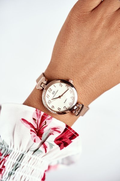 Women's Watch Giorgio și Dario Pink Gold masiv