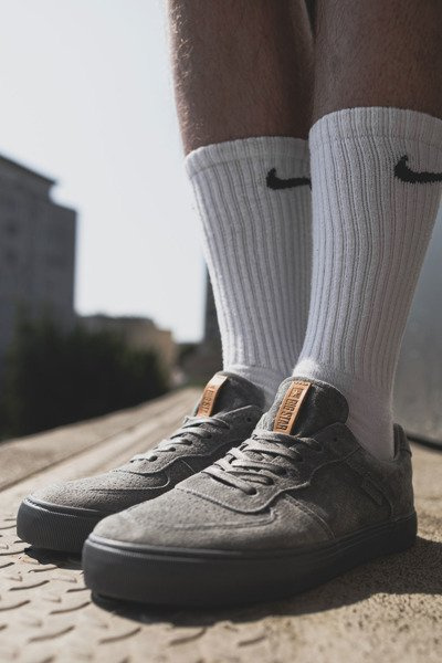 Vyriški sportbačiai Big Star zomšiniai pilki EE174365