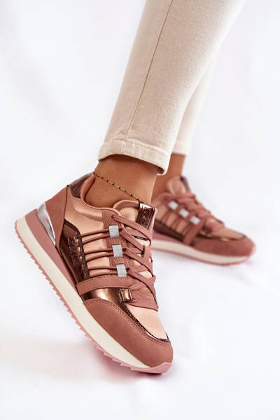 Modische Damen Sportschuhe Big Star KK274111 Rosa