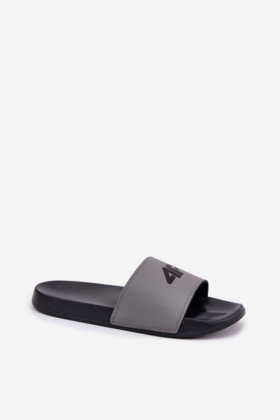 Herren Pantoletten 4F 4FRMM00FSLIM011-25S Grau