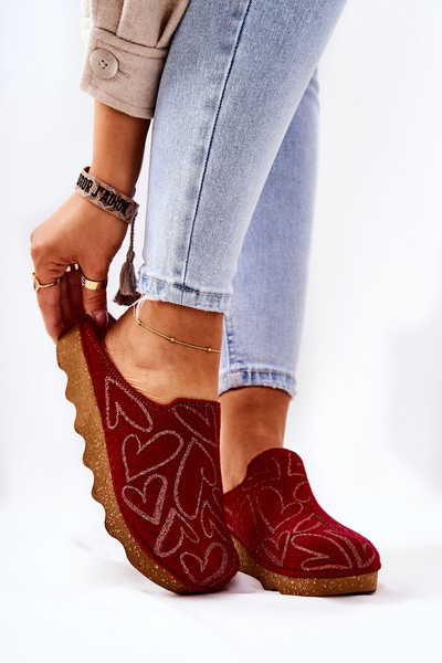 Chaussons prophylactiques Inblu DK07-016 Rouge