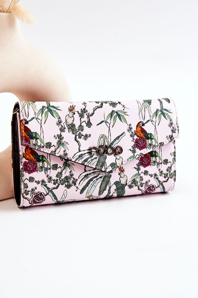 Portofel mare din piele NoBo M0240-CM04 Pink