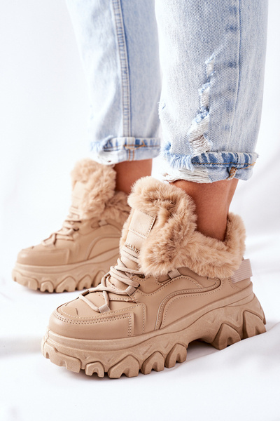 Damen Warm-up Trapper Beige Limerick