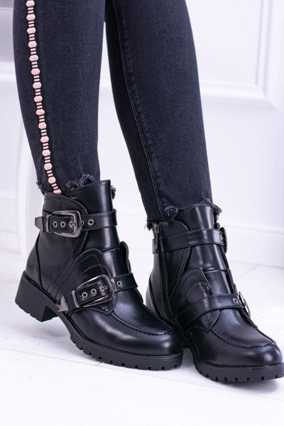 Damen-Schnallenstiefel Skadi gepolstert
