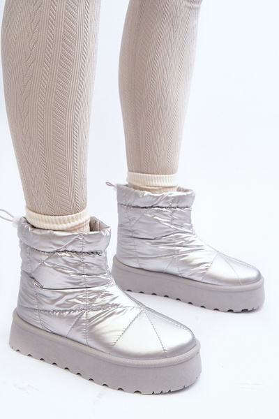 Bottes de neige pour femmes argent Fionia