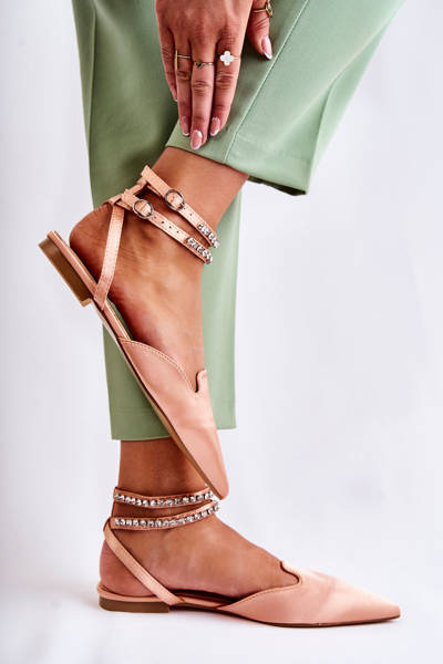 Damen-Sandalen mit Spitz-Zehe Rosa Amisha