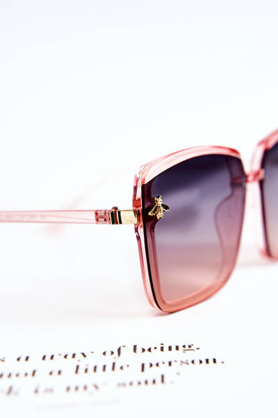 Damensonnenbrille mit Dekoration SX0007 Rosa