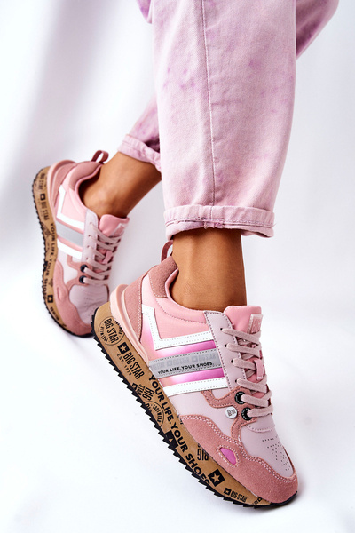 Pantofi sport pentru femei Big Star II274298 Pink