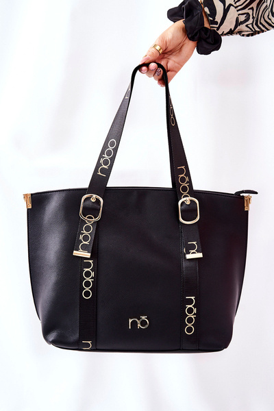 Bag pentru umăr pentru cumpărături noBO NBAG-K2071-C020 Negru