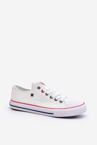 Adidași albi pentru bărbați Big Star Low T174102