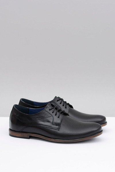 Nikopol Schwarzes Leder Herren James Halbstiefel
