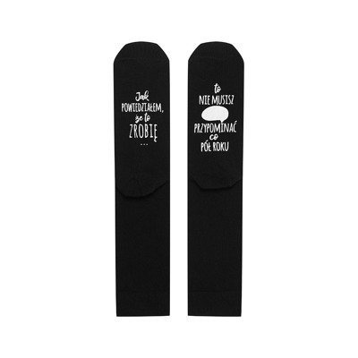 Chaussettes SOXO pour hommes "comme je l'avais dit, je le ferais..."