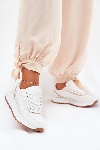 Damen Sportschuhe Auf Plattform Weiß Nevliese