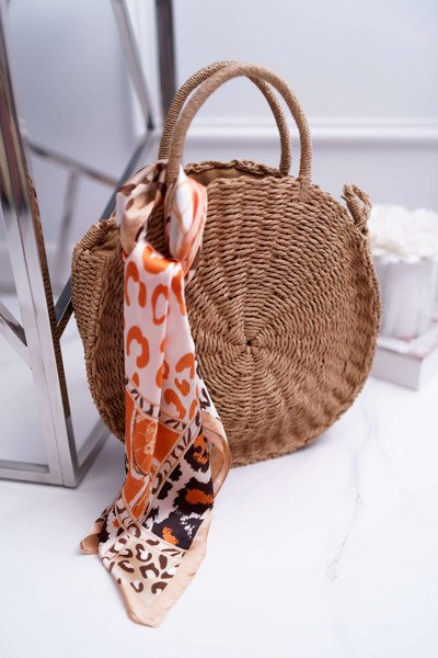 Sac Femme Tressé Octario Camel