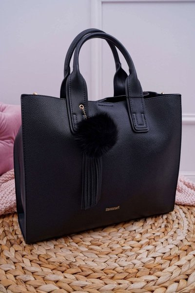 Damen Business Handtasche Monnari Schwarz BAGA360-020