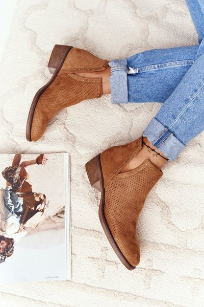Cizme deschise cu decupaje CAMEL CLEVER