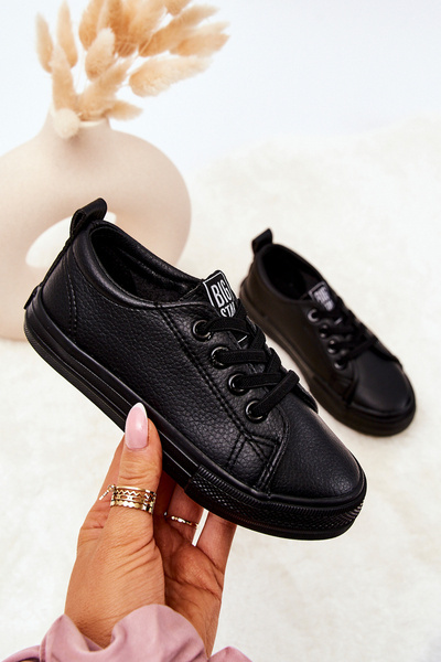 Leather Sneakers BIG STAR JJ374025 Black