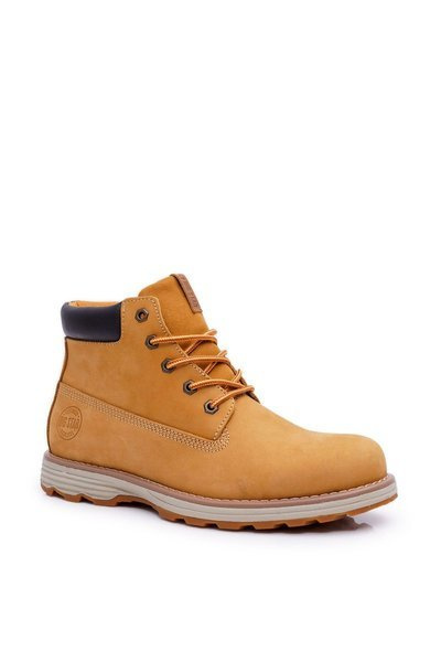 Férfi trappers bőr Big Star Camel EE174227
