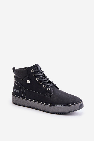 Bottes à lacets pour hommes Big Star OO174559 Hi-Poly System Noir