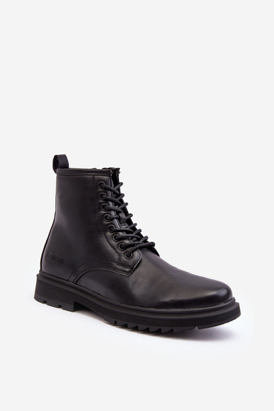 Gefütterte Stiefeletten Mit Reißverschluss Schwarz Big Star MM174080
