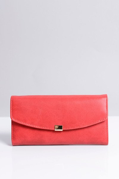 Grand portefeuille rouge pour femme