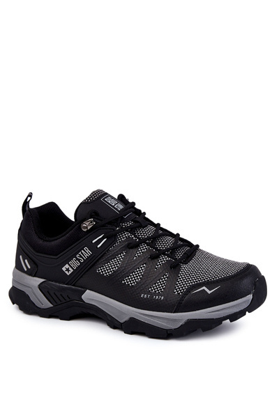 Herren Sportschuhe Trappers Memory Foam Big Star KK174105 Schwarz