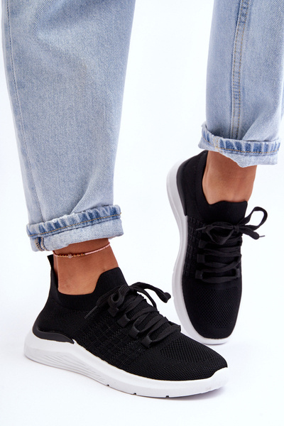 Klassische Damen-Sportschuhe Schwarz Nikilla