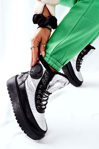 Warm-up Damen-Schneehandschuhe Silber Kennilis