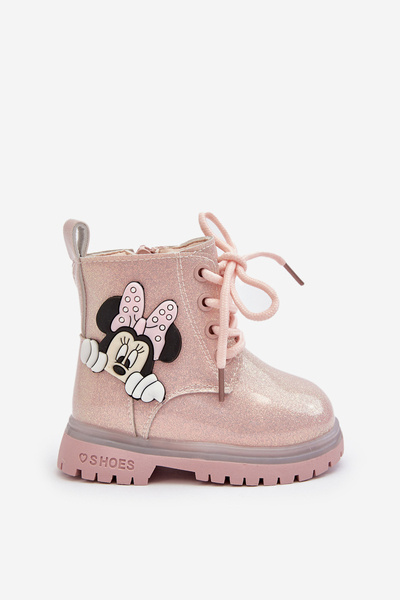 Kinder Gefütterte Stiefel Maus Minnie Rosa Tarmi