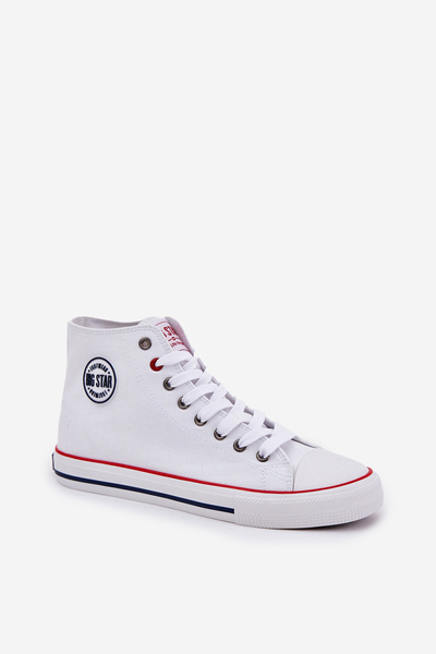 Herren Stoff Sneakers Big Star NN174305 HI-POLY SYSTEM Weiße