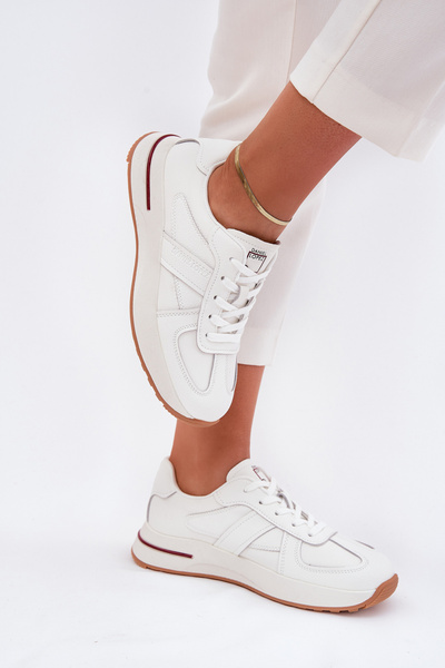 Odiniai Moteriški Sportiniai Batai Sneakers Daniel Lopez Just Dare SS2D4042 Balti