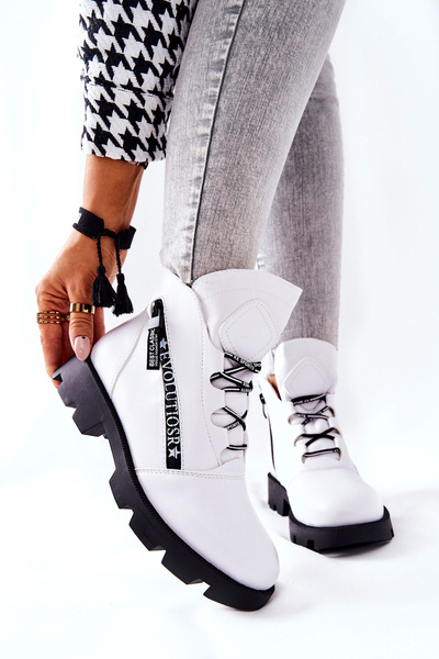 Bottines doublées polaire Sergio Leone Blanc TR740