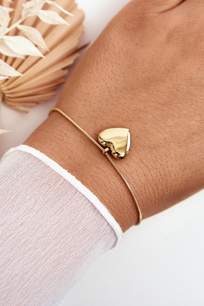Damenarmband aus Gold mit Herz