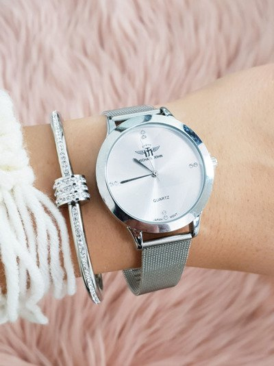 Montre Femme Michael John Ferri Argent