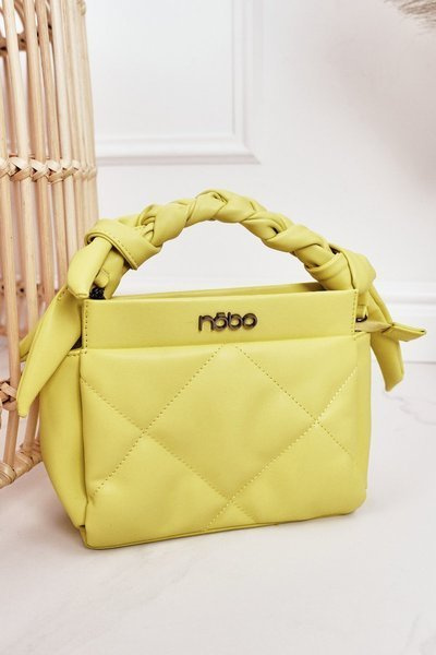 Kleine gesteppte Kettenhandtasche NOBO NBAG-K1330 Gelb