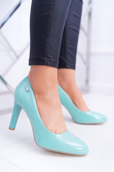 Damen Lackierte Mint Stiletto-Pumps Sergio Leone Campbell