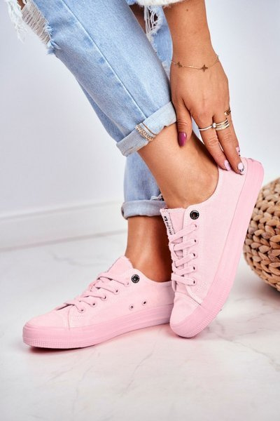 Baskets basses femme Big Star DD274443 rose clair
