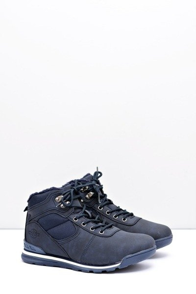 Bottes chauffantes Trekking Femme Bleu Marine avec Mouton Faux Mouton