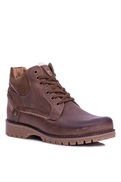 Men's and Youth Brown Fleece Warmed Boots Komodo 885