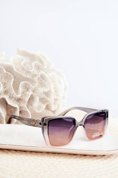 Lunettes de soleil UV400 Femme Bleu-Rose