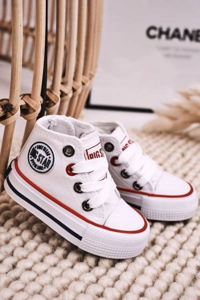 Baskets Hautes Zippées Enfant BIG STAR HH374083 Blanc
