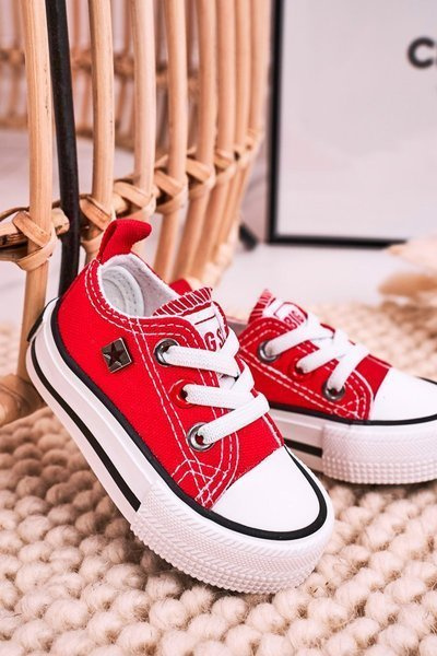 Baskets basses classiques enfant BIG STAR HH374092 rouge