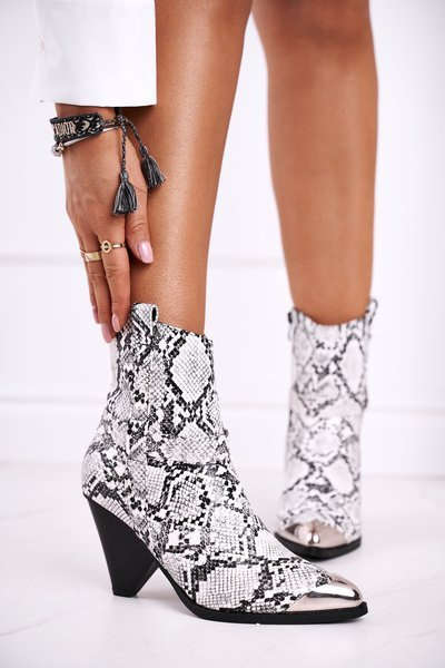 Bottes pour femmes à bout métallique Snake Eternally