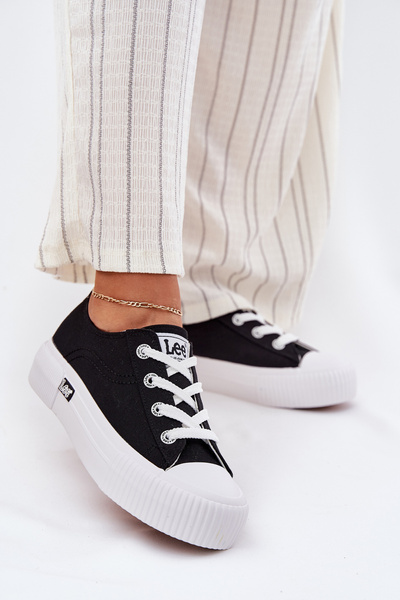 Női Platformos Cipők Fekete LEE ISLA C WOMEN LOW 50251001