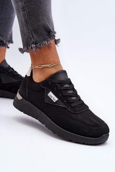 Baskets de sport noires pour femmes Vovella