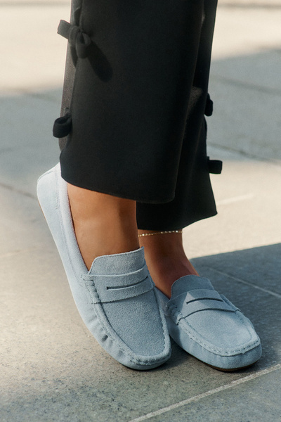 Suede Moteriški Mokasinai Big Star RR274943 Mėlyni