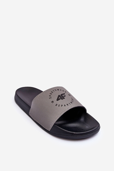 Chaussons Classiques Homme 4F 4FSS23FFLIM074-25S Gris-Noir