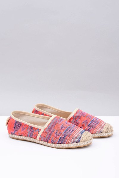 Lu Boo | Moteriški užsegami linai Espadrilles Aztec Coral Bimbi.