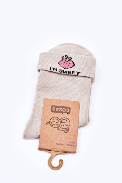 Chaussettes Enfant En Coton À Fraise COSAS Vert